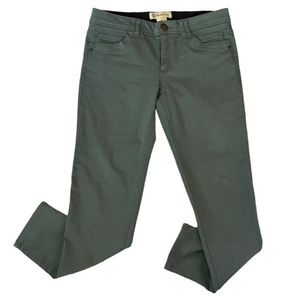 Democracy Skinny Jeans in Olive Green
